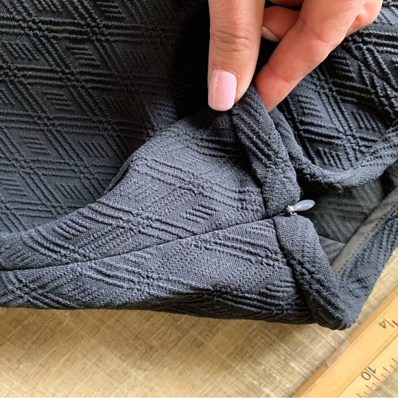 J. Mclaughlin Pull On Pants Black Women's 2 career Trouser Textured - Picture 13 of 15